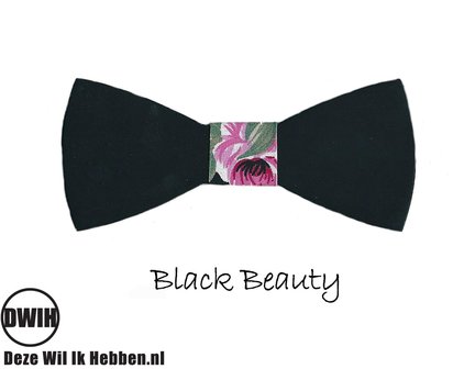 Houten strik: Black Beauty