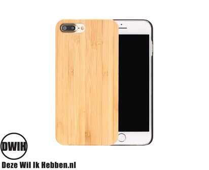 iPhone 7, 8 en SE 2020 houten case – Bamboo
