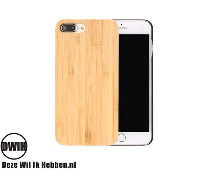 iPhone 7, 8 en SE 2020 houten case &ndash; Bamboo