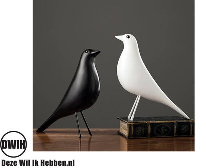 Nordic Design: House Bird - Witte vogel