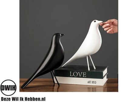 Nordic Design: House Bird - Witte vogel