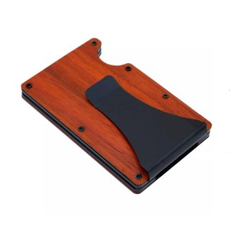 Houten RFID credit cardhouder Palissander 