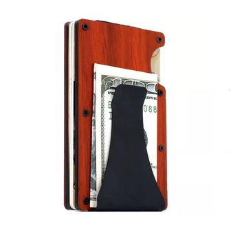 Houten RFID credit cardhouder Palissander 