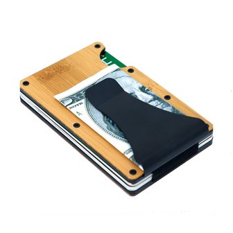 Houten RFID credit cardhouder Bamboe