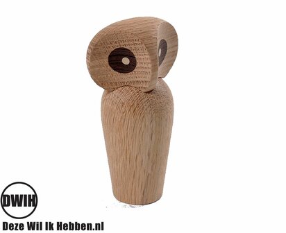 Nordic Design: Uil set eiken en Walnoot