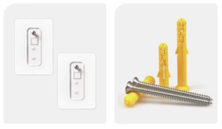 Piano Kapstok - wandkapstok - keys - 4 haken - kapstok hangend - Zwart / Wit