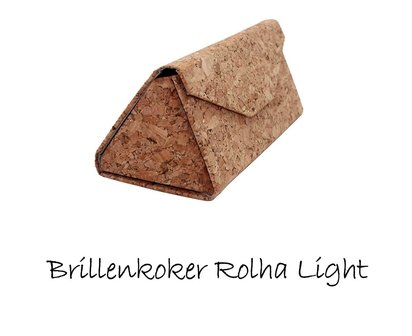 Fraaie kurken brillenkoker met korting