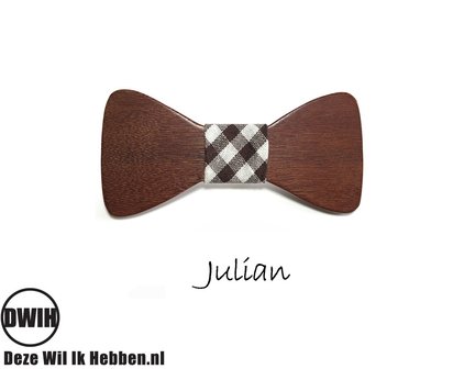 Houten strik: Julian