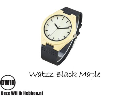 Houten Watzz horloge