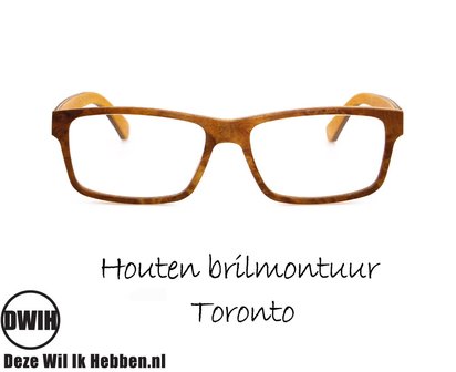 DWIH - Houten brilmontuur - Toronto - Esdoorn&nbsp;