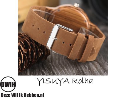 Houten horloge: YISUYA Rolha