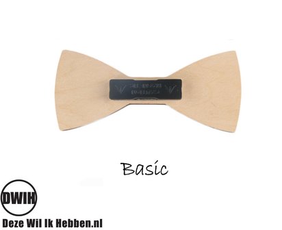 Houten strik:  Basic