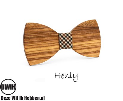 Houten strik: Henly