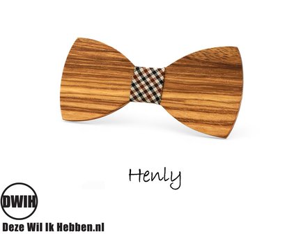 Houten strik: Henly