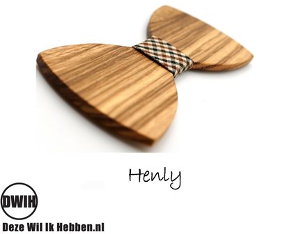 Houten strik: Henly