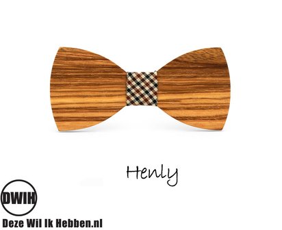 Houten strik: Henly