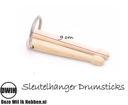 Sleutelhanger Drumsticks