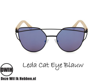 Leda Cat Eye Blauw