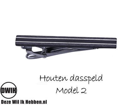 Houten dasspeld