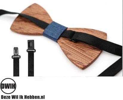 Houten strik Vader &amp; Zoon: Sailor