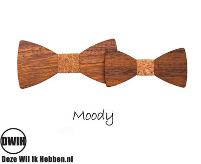 Houten strik Vader &amp; Zoon: Moody