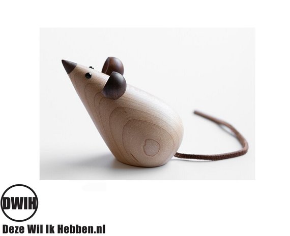 Nordic Design: houten muis - Maple