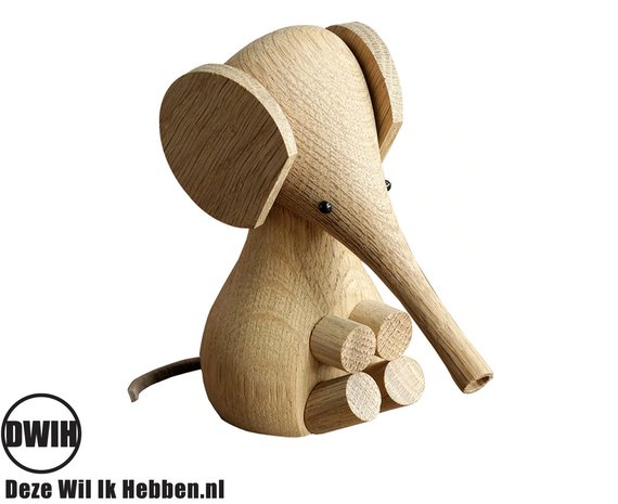 Nordic Design: Houten olifant - Eiken