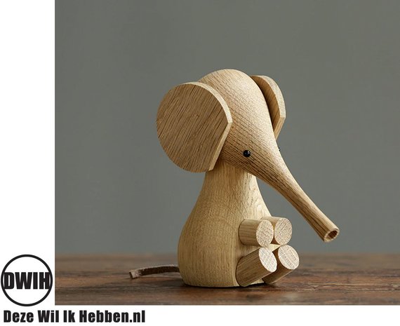 Nordic Design: Houten olifant - Eiken