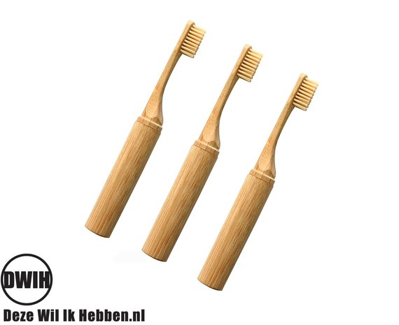 Bamboe Reis Tandenborstel - Compact - Afsluitbaar