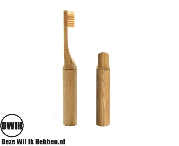 Bamboe Reis Tandenborstel - Compact - Afsluitbaar