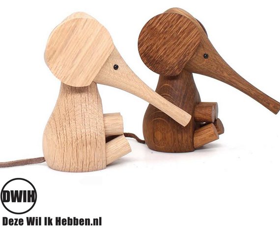 Nordic Design: Houten olifant - Eiken