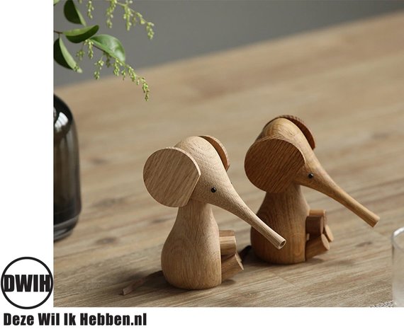 Nordic Design: Houten olifant - Eiken