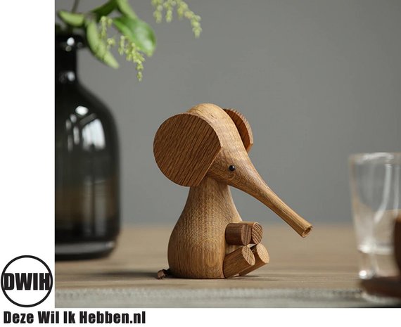Nordic Design: Houten olifant - Eiken