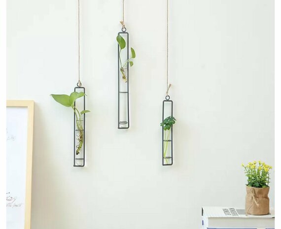 Stekstation / Minimalistische Plantenhanger -Maat M