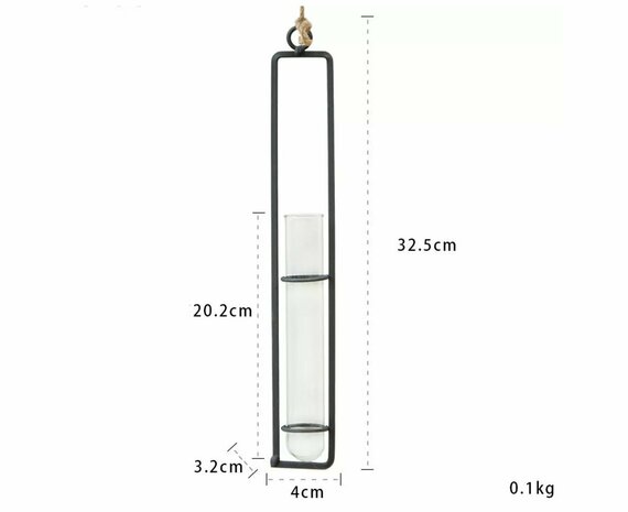 Stekstation / Minimalistische Plantenhanger -Maat L