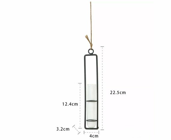 Stekstation / Minimalistische Plantenhanger -3 stuks Maat S, M enL