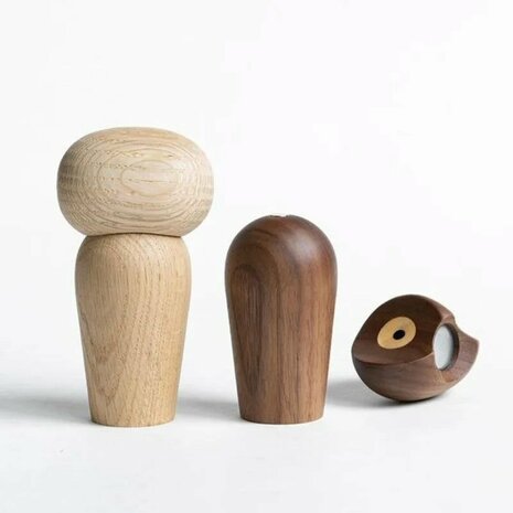 Nordic Design: Uil set eiken en Walnoot