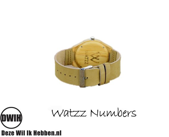 Houten Watzz horloge