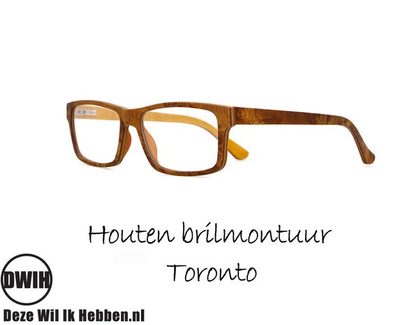 DWIH - Houten brilmontuur - Toronto - Esdoorn 