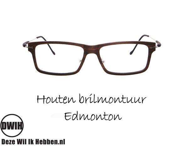 DWIH - Houten brilmontuur - Edmonton - Ebben