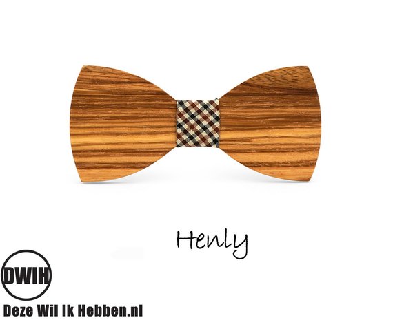 Houten strik: Henly