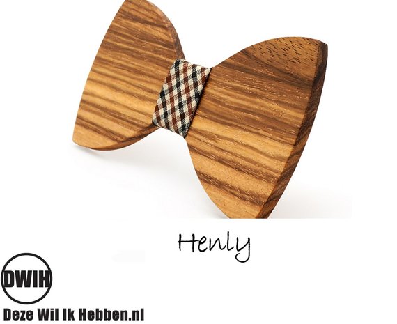 Houten strik: Henly