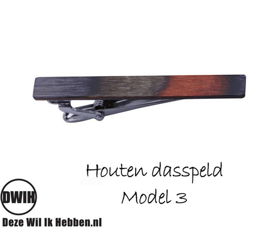 Houten dasspeld