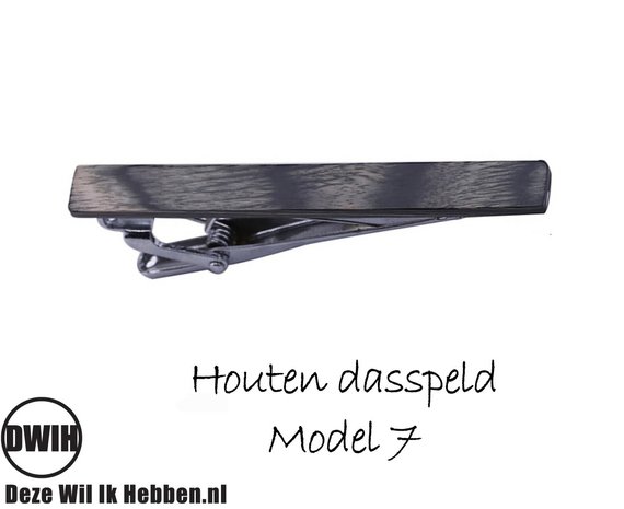 Houten dasspeld