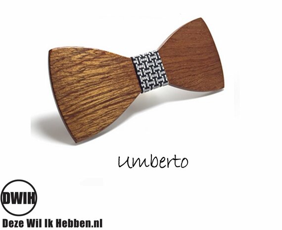 Houten strik: Umberto