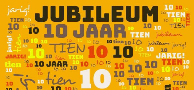10 jarig jubileum