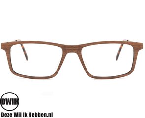 Houten brilmontuur Tampa Walnoot | met Blauw licht filter lenzen} Houten brilmontuur Tampa Walnoot | met Blauw licht filter lenzen