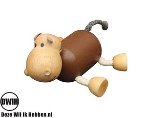 Nordic Design: Educatief speelgoed - Houten Nijlpaard