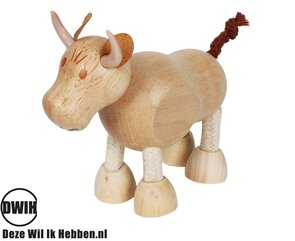 Nordic Design: Educatief speelgoed - Houten Stier