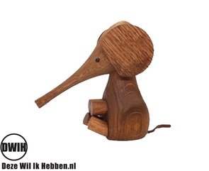 Nordic Design: Houten olifant - donker eiken